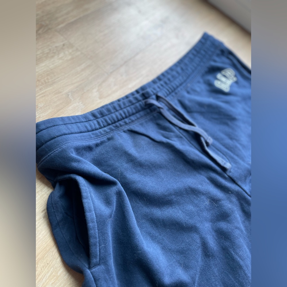 Gap Sweatpants Mens Medium Blue Tapered Joggers - Picture 4 of 5